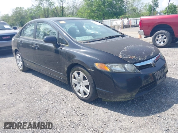 2008 Honda Civic LX with VIN 2HGFA16578H302538, listed as a IAAI auction lot 42091026 with 170,050 mi miles and . Bid and sale history available at DreamBid. Image 1.