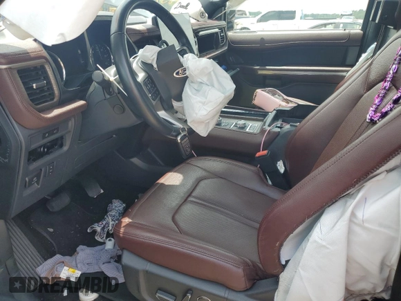 2023 Ford Expedition Max Limited with VIN 1FMJK2A83PEA48373, listed as a Copart auction lot 59055695 with Not provided miles and Salvage title. Bid and sale history available at DreamBid. Image 7.