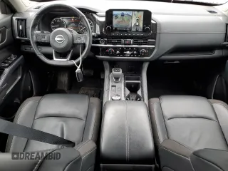 2023 Nissan Pathfinder SL with VIN 5N1DR3CD5PC264746, listed as a Copart auction lot 47818735 with 31,627 mi miles and Salvage title. Bid and sale history available at DreamBid. Image 8.