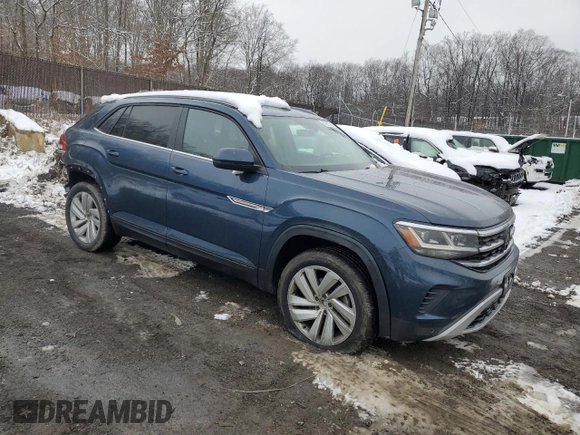 2020 Volkswagen Atlas SE with VIN 1V21E2CA0LC211044, listed as a Copart auction lot 44978495 with 87,117 mi miles and Salvage title. Bid and sale history available at DreamBid. Image 4.