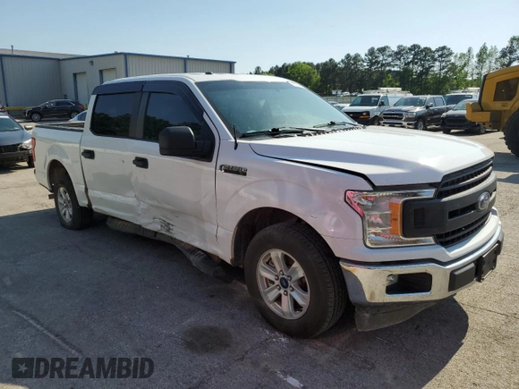 2018 Ford F-150 XL with VIN 1FTEW1CB5JKF02225, listed as a Copart auction lot 52215975 with 120,292 mi miles and Salvage Title. Bid and sale history available at DreamBid. Image 4.