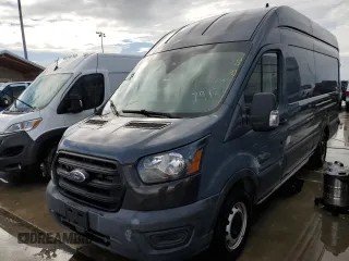 2020 Ford Transit Cargo with VIN 1FTBR3X86LKA47912, listed as a Copart auction lot 74428244 with Not Provided miles and Salvage Title. Bid and sale history available at DreamBid. Image 1.
