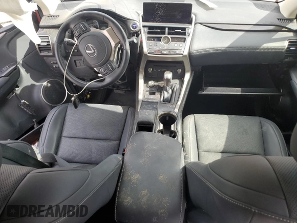 2021 Lexus NX 300h with VIN JTJGJRDZ9M2157039, listed as a Copart auction lot 49714395 with 63,847 mi miles and Salvage Title. Bid and sale history available at DreamBid. Image 8.