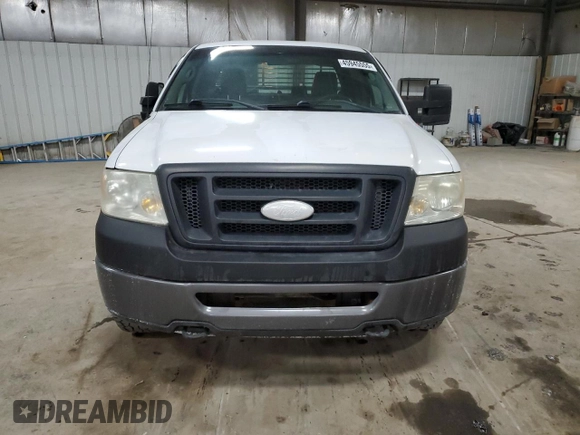 2007 Ford F-150 XL with VIN 1FTVX14527NA78614, listed as a Copart auction lot 45945555 with 297,404 mi miles and Salvage Title. Bid and sale history available at carsss.com. Image 5.