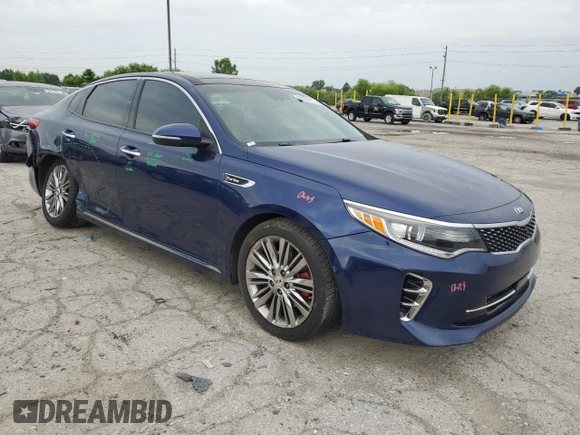 2016 Kia Optima SXL Turbo with VIN 5XXGV4L27GG118110, listed as a Copart auction lot 60284355 with 91,913 mi miles and Salvage title. Bid and sale history available at DreamBid. Image 4.