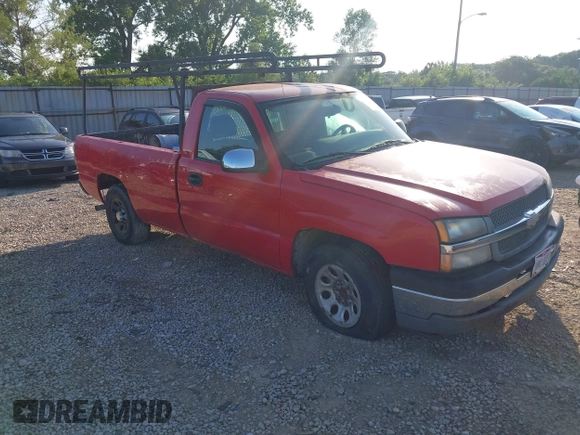 2005 Chevrolet Silverado 1500 Work Truck with VIN 1GCEC14X35Z190017, listed as a IAAI auction lot 42550615 with 290,000 mi miles and . Bid and sale history available at DreamBid. Image 1.