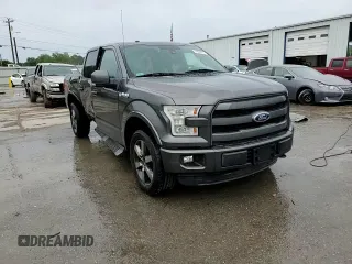 2015 Ford F-150 XLT with VIN 1FTEW1EF7FFB66447, listed as a Copart auction lot 55960855 with 166,518 mi miles and Salvage title. Bid and sale history available at DreamBid. Image 14.