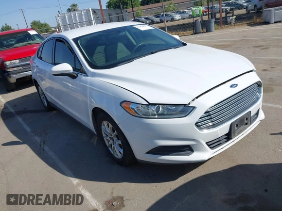 2016 Ford Fusion S z VIN 3FA6P0G79GR157809, wystawiony jako IAAI lot #41994860 z przebiegiem 161 049 mil mil oraz . Historia ofert i sprzedaży dostępna na DreamBid. Obrazek 1.