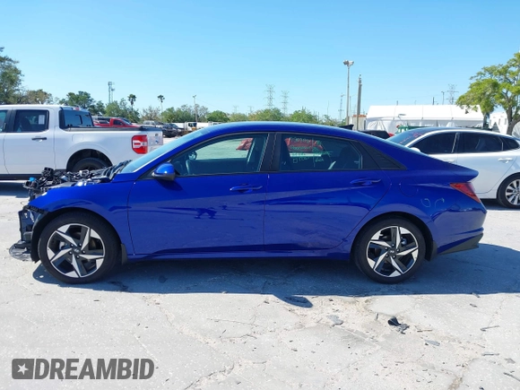 2023 Hyundai Elantra SEL with VIN KMHLS4AG2PU387529, listed as a IAAI auction lot 41825006 with 25,102 mi miles and . Bid and sale history available at carsss.com. Image 14.