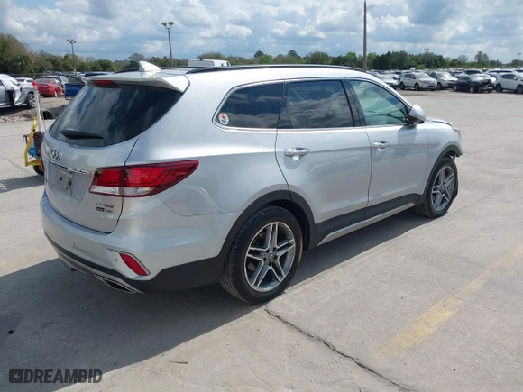 2017 Hyundai Santa Fe Limited Ultimate with VIN KM8SRDHF7HU180527, listed as a IAAI auction lot 41557692 with 89,415 mi miles. Bid and sale history available at carsss.com. Image 4.