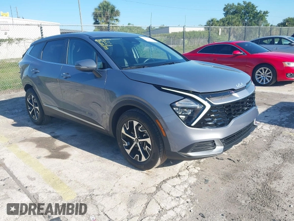 2023 Kia Sportage EX with VIN 5XYK33AF6PG117445, listed as a IAAI auction lot 42252081 with 18,070 mi miles and . Bid and sale history available at DreamBid. Image 1.