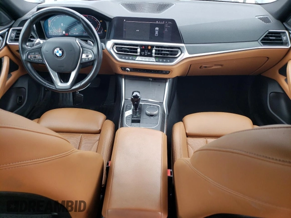 2022 BMW 4 Series 430i with VIN WBA63AV04NFM04338, listed as a Copart auction lot 71471224 with 63,671 mi miles and Salvage title. Bid and sale history available at DreamBid. Image 8.