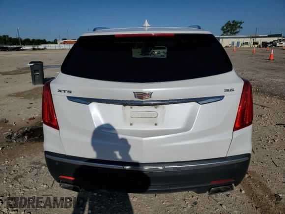 2017 Cadillac XT5 Premium Luxury FWD with VIN 1GYKNCRS3HZ154932, listed as a Copart auction lot 52018045 with 75,084 mi miles and Salvage Title. Bid and sale history available at DreamBid. Image 6.
