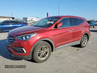 2017 Hyundai Santa Fe 2.4L z VIN 5XYZT3LB2HG499466, wystawiony jako Copart lot #61686425 z przebiegiem 99 858 mil mil oraz Czysty tytuł • Clean title. Historia ofert i sprzedaży dostępna na DreamBid. Obrazek 1.