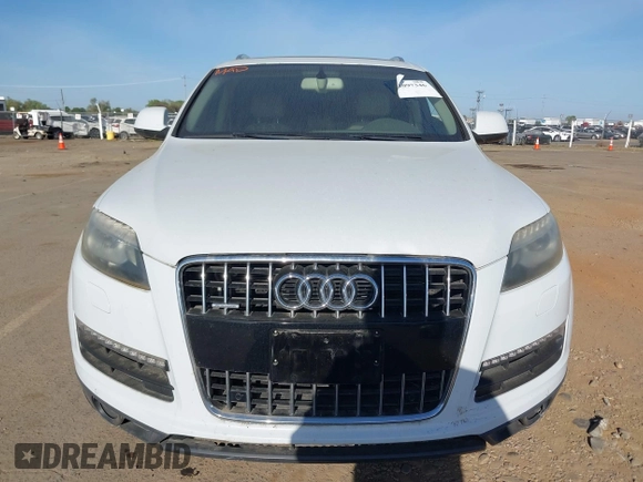 2013 Audi Q7 Premium Plus with VIN WA1LGAFE9DD011184, listed as a IAAI auction lot 42097346 with 148,786 mi miles and . Bid and sale history available at DreamBid. Image 6.