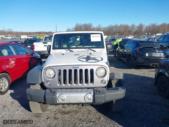 2015 Jeep Wrangler Sport with VIN 1C4AJWAG8FL511642, listed as a IAAI auction lot 40821664 with 118,501 mi miles. Bid and sale history available at carsss.com. Image 12.