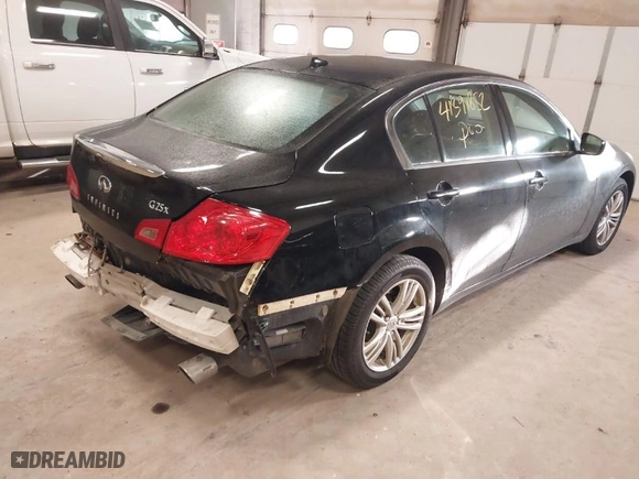 2012 Infiniti G25 Sedan x with VIN JN1DV6AR4CM861085, listed as a IAAI auction lot 41391852 with NaN miles. Bid and sale history available at carsss.com. Image 4.