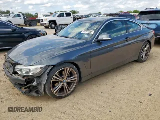 2017 BMW 4 Series 430i with VIN WBA4R7C50HK876555, listed as a Copart auction lot 60397955 with 113,658 mi miles and Salvage title. Bid and sale history available at DreamBid. Image 1.