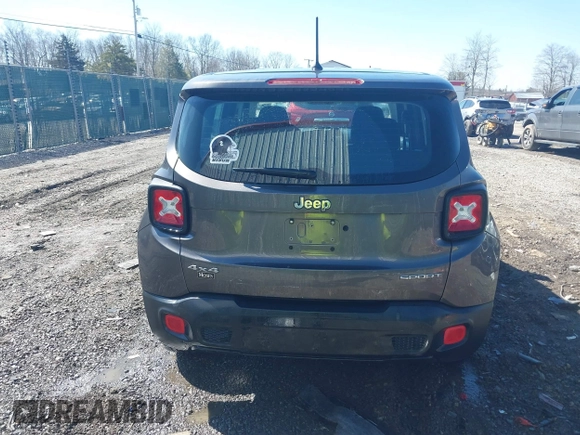 2017 Jeep Renegade Sport with VIN ZACCJBAB4HPF33738, listed as a IAAI auction lot 41754812 with 137,721 mi miles and . Bid and sale history available at carsss.com. Image 17.