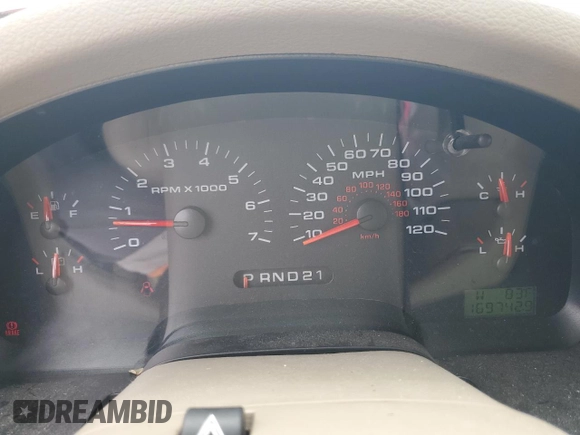 2007 Ford F-150 XLT with VIN 1FTPW12V77FB29548, listed as a Copart auction lot 64403275 with 169,972 mi miles and Salvage title. Bid and sale history available at DreamBid. Image 9.
