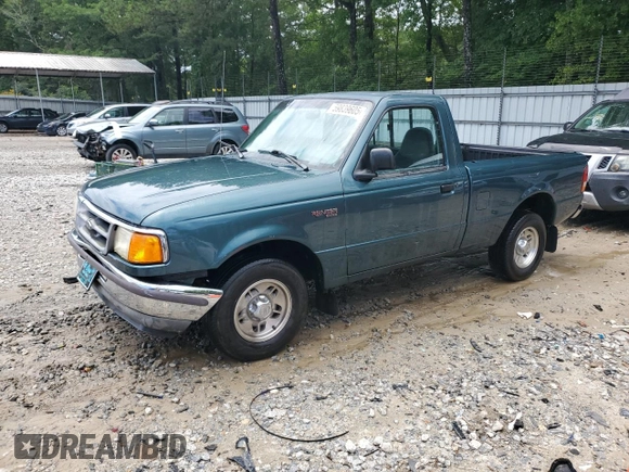 1997 Ford Ranger XLT z VIN 1FTCR10A1VUB21797, wystawiony jako Copart lot #59839605 z przebiegiem 145 266 mil mil oraz Szkoda całkowita • Salvage title. Historia ofert i sprzedaży dostępna na DreamBid. Obrazek 1.