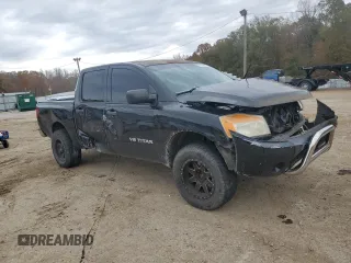 2012 Nissan Titan S with VIN 1N6BA0EJ5CN301052, listed as a Copart auction lot 83466384 with 266,154 mi miles and Salvage Title. Bid and sale history available at carsss.com. Image 4.
