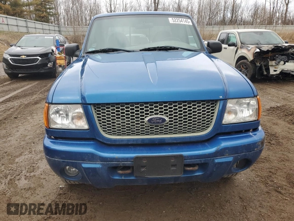 2002 Ford Ranger XL Fleet with VIN 1FTZR45E52TA26961, listed as a Copart auction lot 52254145 with 126,893 mi miles and Clean title. Bid and sale history available at DreamBid. Image 5.