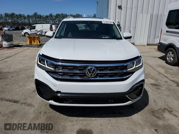 2022 Volkswagen Atlas 3.6L V6 SEL R-Line with VIN 1V2AR2CA5NC510973, listed as a Copart auction lot 51585105 with 26,135 mi miles and Salvage Title. Bid and sale history available at carsss.com. Image 5.