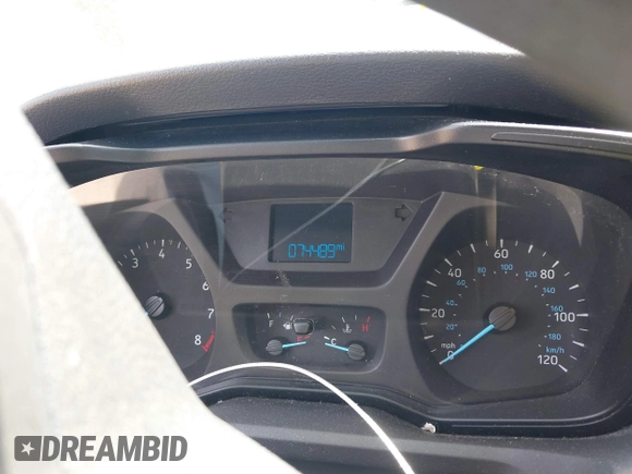2015 Ford Transit Cargo with VIN 1FTNE1ZM8FKB17731, listed as a IAAI auction lot 42351353 with 74,489 mi miles and . Bid and sale history available at DreamBid. Image 7.