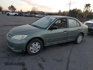 2004 Honda Civic VP with VIN 1HGES16344L007028, listed as a Copart auction lot 84323144 with 0 mi miles and Salvage Title. Bid and sale history available at carsss.com. Image 1.