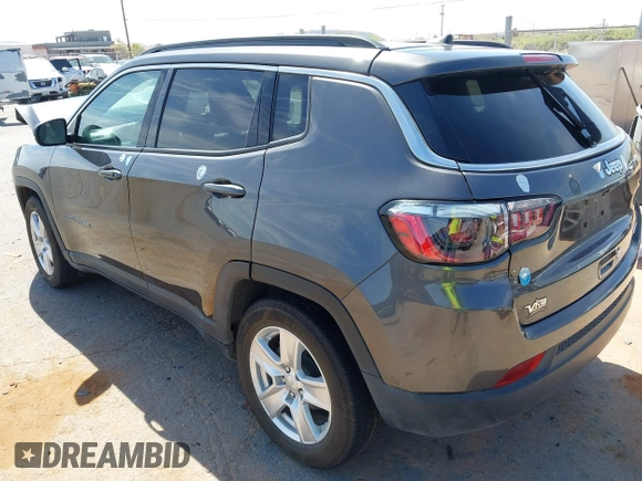 2022 Jeep Compass Latitude с VIN 3C4NJCBB5NT106599, выставлен на аукционе IAAI как лот 42111402 с пробегом 68 910 миль миль и . История ставок и продаж доступна на DreamBid. Изображение 3.