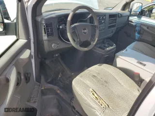 2009 GMC Savana Cargo Van with VIN 1GTGG25C791124332, listed as a Copart auction lot 72819464 with 123,243 mi miles and Salvage Title. Bid and sale history available at carsss.com. Image 8.
