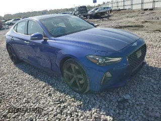 2020 Genesis G70 3.3T with VIN KMTG34LE9LU053508, listed as a Copart auction lot 75052004 with 135,388 mi miles and Salvage Title. Bid and sale history available at DreamBid. Image 4.