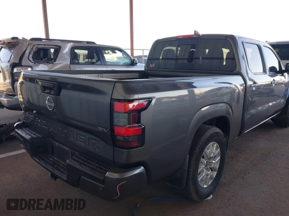 2023 Nissan Frontier SV with VIN 1N6ED1FJ9PN671676, listed as a IAAI auction lot 41668838 with 22,105 mi miles and . Bid and sale history available at DreamBid. Image 17.