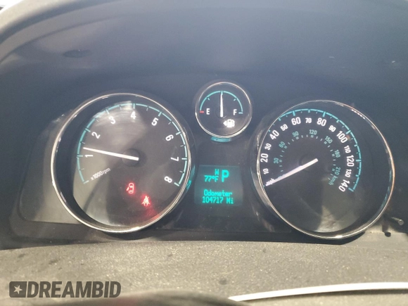 2013 Chevrolet Captiva Sport LT with VIN 3GNAL3EK0DS549162, listed as a Copart auction lot 62727224 with 104,717 mi miles and Salvage Title. Bid and sale history available at DreamBid. Image 9.