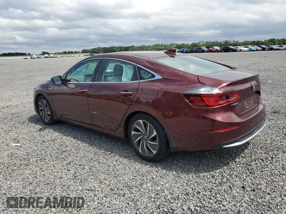 2019 Honda Insight Touring with VIN 19XZE4F98KE019962, listed as a Copart auction lot 51412635 with 88,756 mi miles and Non Repairable. Bid and sale history available at carsss.com. Image 2.
