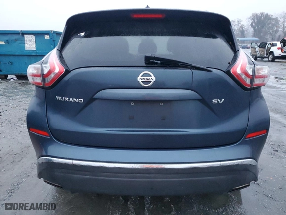 2015 Nissan Murano SV with VIN 5N1AZ2MG5FN222800, listed as a Copart auction lot 84348494 with 188,256 mi miles and Clean Title. Bid and sale history available at carsss.com. Image 6.