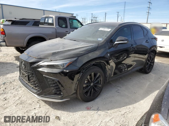 2022 Lexus NX with VIN JTJKGCEZ6N5000640, listed as a Copart auction lot 42488723 with 9,705 mi miles. Bid and sale history available at carsss.com. Image 1.