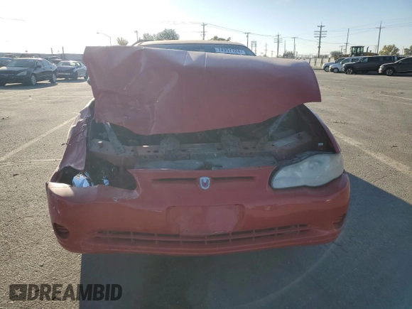2005 Chevrolet Monte Carlo LS with VIN 2G1WW12E359177221, listed as a Copart auction lot 74957124 with 136,845 mi miles and Salvage Title. Bid and sale history available at carsss.com. Image 5.