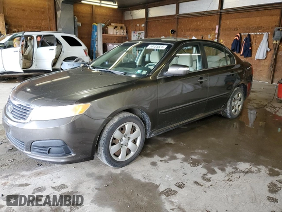 2010 Kia Optima LX with VIN KNAGG4A89A5375084, listed as a Copart auction lot 54435825 with 194,898 mi miles and Clean Title. Bid and sale history available at carsss.com. Image 1.