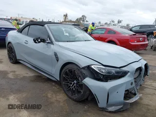 2022 BMW M4 Competition xDrive z VIN WBS33BA01NCJ58456, wystawiony jako IAAI lot #42057802 z przebiegiem 50 846 mil mil oraz . Historia ofert i sprzedaży dostępna na DreamBid. Obrazek 1.