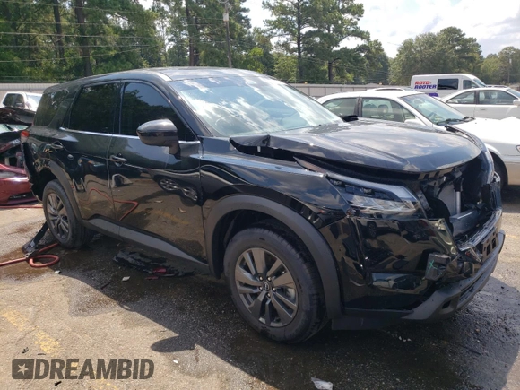 2024 Nissan Pathfinder S z VIN 5N1DR3ACXRC254727, wystawiony jako Copart lot #67361294 z przebiegiem 1 438 mil mil oraz Szkoda całkowita • Salvage title. Historia ofert i sprzedaży dostępna na DreamBid. Obrazek 4.