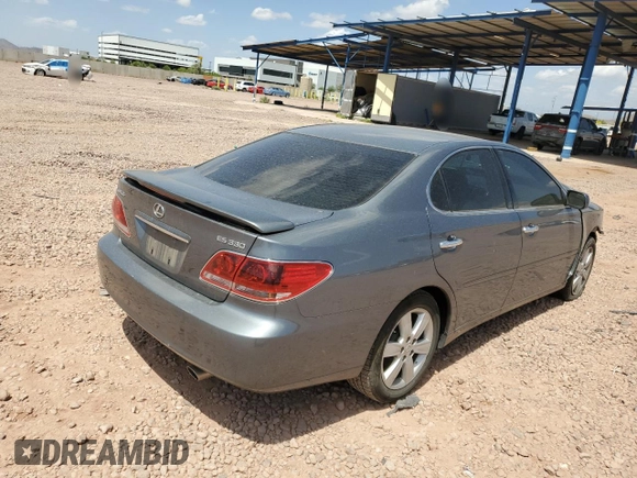 2005 Lexus ES 350 with VIN JTHBA30G755135148, listed as a Copart auction lot 53339895 with 83,775 mi miles and Salvage Title. Bid and sale history available at DreamBid. Image 3.