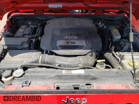2016 Jeep Wrangler Unlimited Sport with VIN 1C4BJWDG9GL302542, listed as a Copart auction lot 63942405 with 174,632 mi miles and Clean title. Bid and sale history available at DreamBid. Image 12.