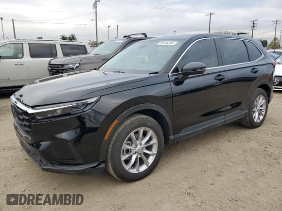 2025 Honda CR-V EX with VIN 2HKRS4H43SH411186, listed as a Copart auction lot 53816295 with 9,172 mi miles and Salvage Title. Bid and sale history available at DreamBid. Image 1.