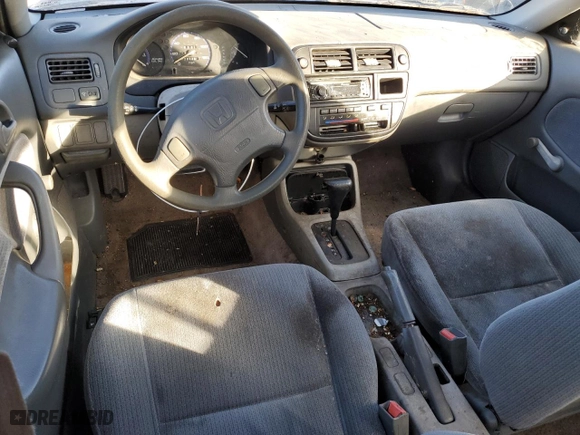 1998 Honda Civic DX with VIN 1HGEJ6622WL004591, listed as a Copart auction lot 83034814 with 282,467 mi miles and Clean Title. Bid and sale history available at carsss.com. Image 8.