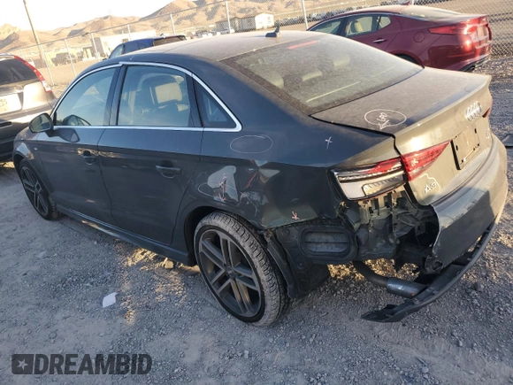 2017 Audi A3 Sedan Premium Plus with VIN WAUJ8GFF3H1027147, listed as a Copart auction lot 74845903 with 45,195 mi miles. Bid and sale history available at carsss.com. Image 2.