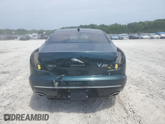 2017 Jaguar XJ Portfolio with VIN SAJWJ2GD7H8W11167, listed as a Copart auction lot 57103195 with 17,355 mi miles and Salvage title. Bid and sale history available at DreamBid. Image 6.