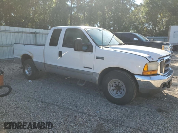 2001 Ford Super Duty F-250 XL with VIN 1FTNX20F61EC17526, listed as a Copart auction lot 74833684 with 129,373 mi miles and Non Repairable. Bid and sale history available at carsss.com. Image 4.