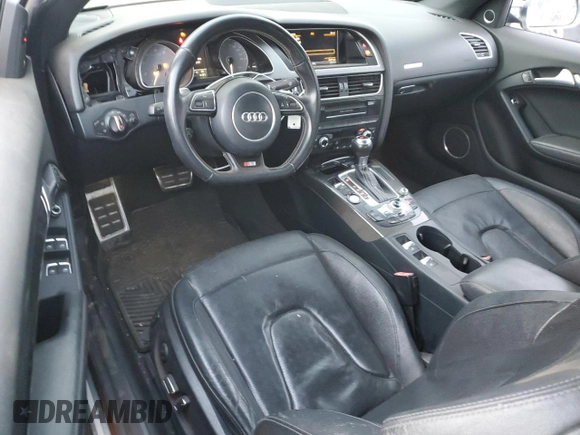2014 Audi S5 Premium Plus with VIN WAUCGAFHXEN004107, listed as a Copart auction lot 41610825 with 122,154 mi miles and Clean Title. Bid and sale history available at carsss.com. Image 8.
